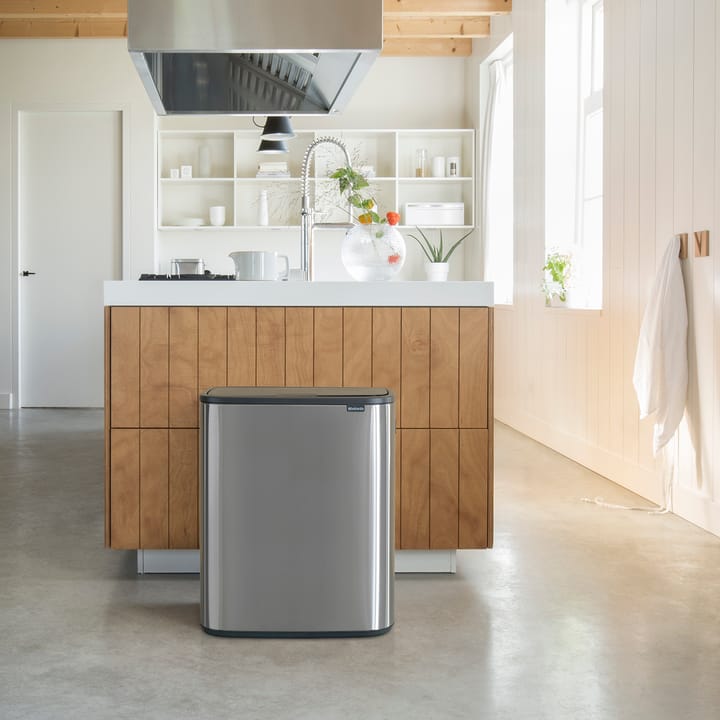 Bo touch bin 60 L, Stahl mattgebürstet Brabantia