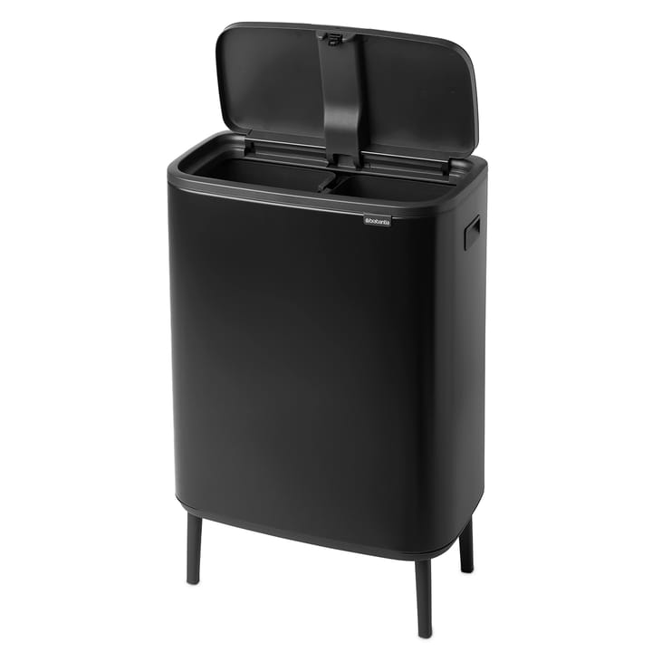 Bo touch bin high 2 x 30 L, Matt schwarz Brabantia