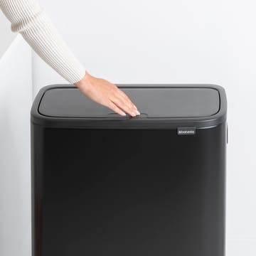 Bo touch bin high 2 x 30 L - Matt schwarz - Brabantia