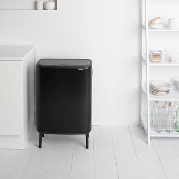 Bo touch bin high 2 x 30 L - Matt schwarz - Brabantia