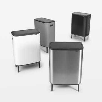 Bo touch bin high 2 x 30 L - Matt schwarz - Brabantia