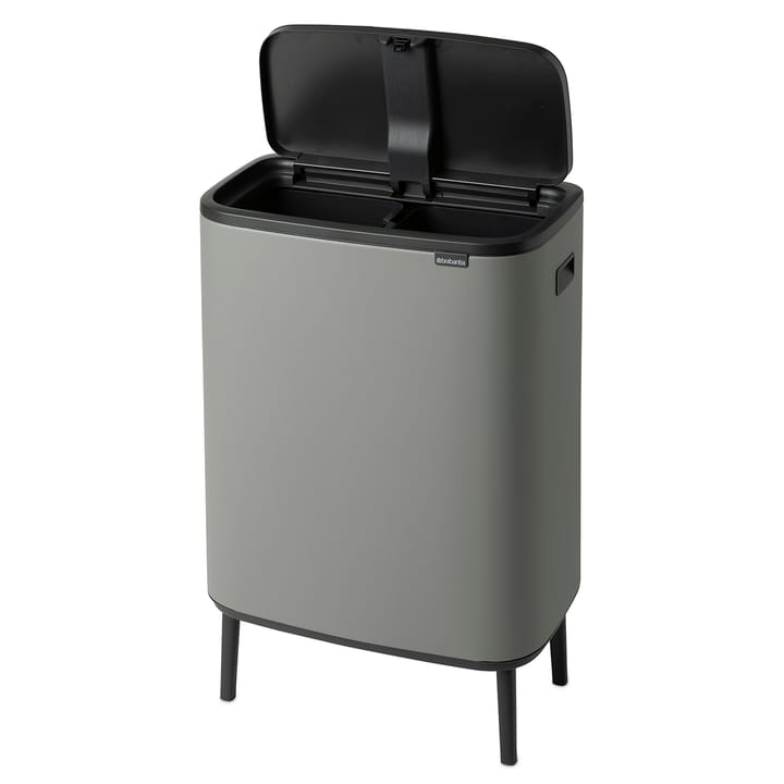 Bo touch bin high 2 x 30 L, Mineral concrete grey Brabantia