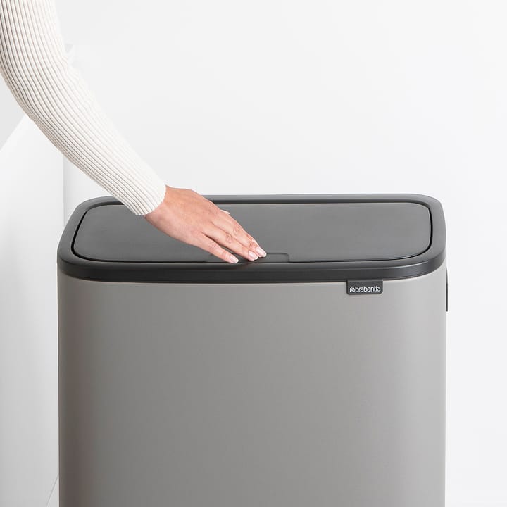 Bo touch bin high 2 x 30 L, Mineral concrete grey Brabantia