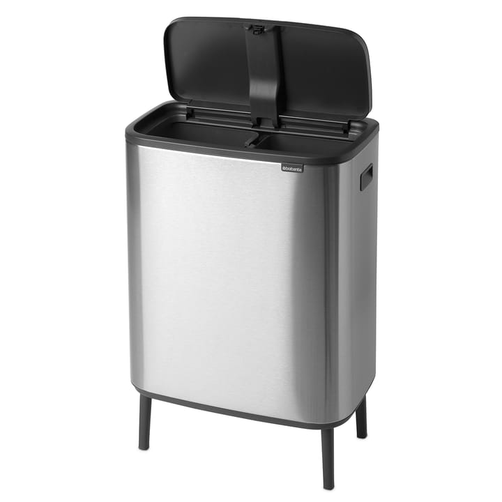 Bo touch bin high 2 x 30 L, Stahl mattgebürstet Brabantia