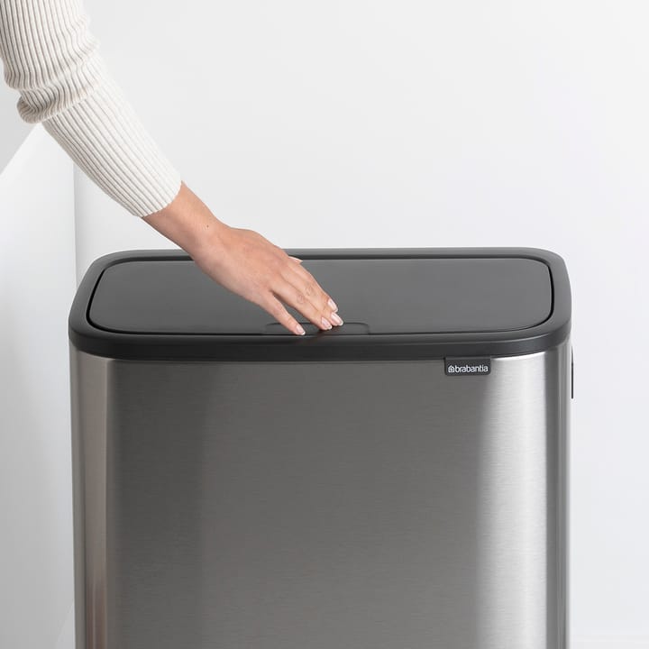 Bo touch bin high 2 x 30 L, Stahl mattgebürstet Brabantia