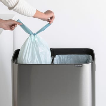 Bo touch bin high 2 x 30 L - Stahl mattgebürstet - Brabantia