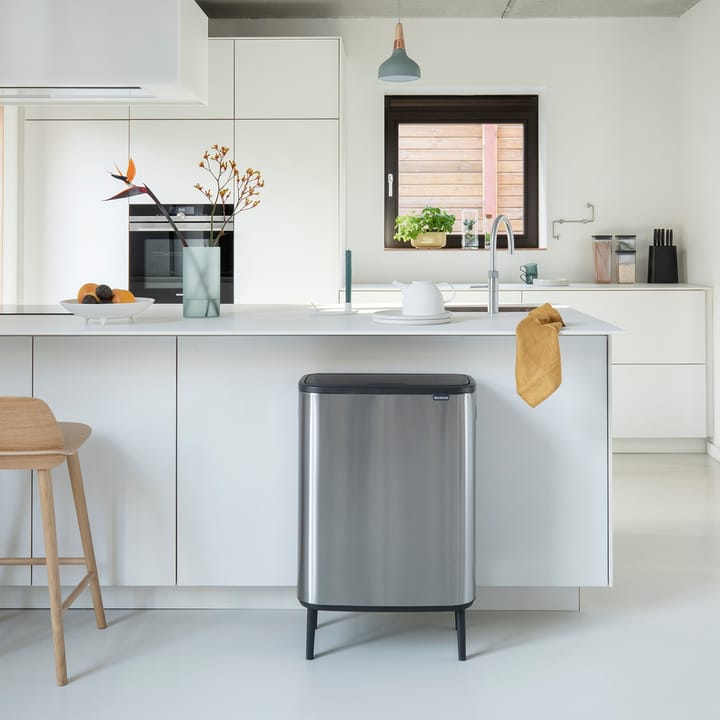 Bo touch bin high 2 x 30 L, Stahl mattgebürstet Brabantia