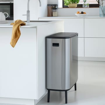 Bo touch bin high 2 x 30 L - Stahl mattgebürstet - Brabantia