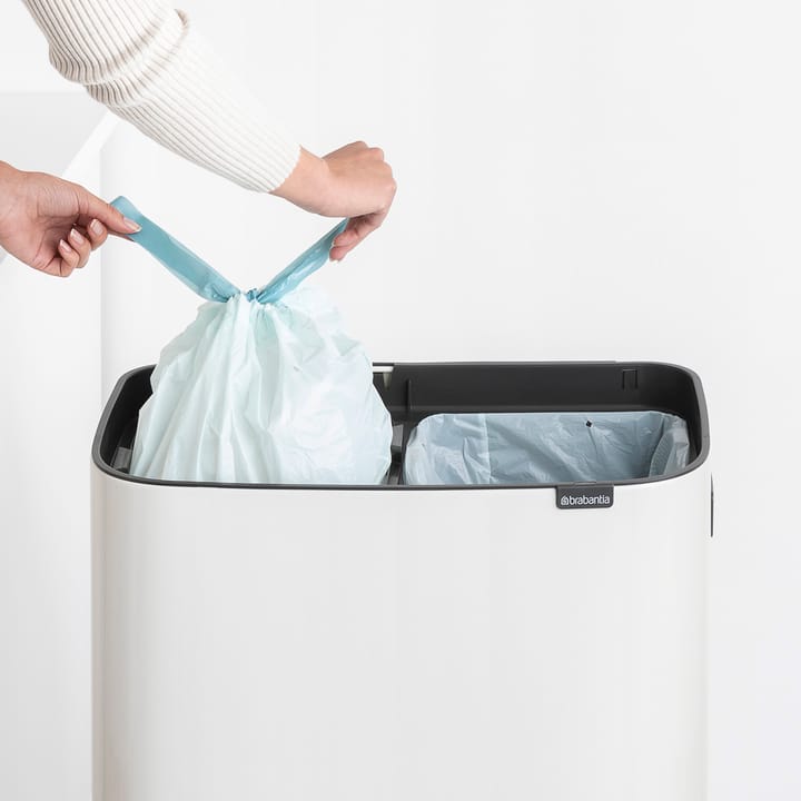 Bo touch bin high 2 x 30 L, Weiß Brabantia