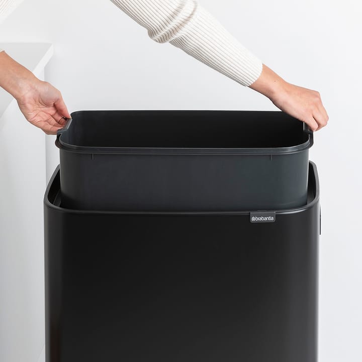 Bo touch bin high 60 L, Matt schwarz Brabantia