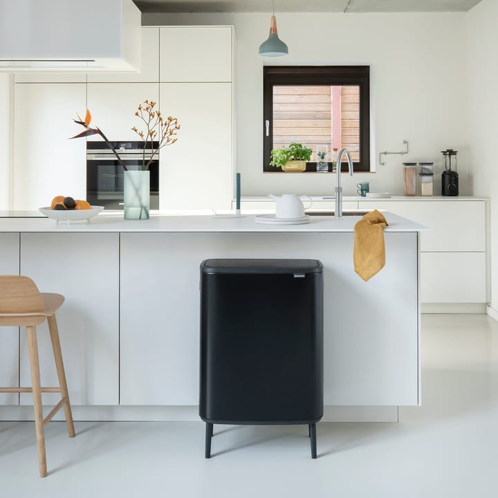 Bo touch bin high 60 L, Matt schwarz Brabantia