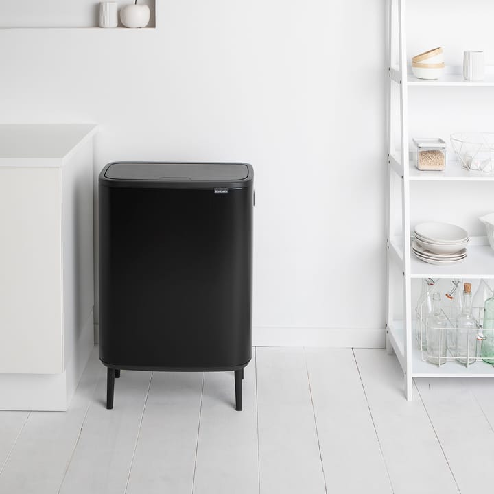 Bo touch bin high 60 L, Matt schwarz Brabantia