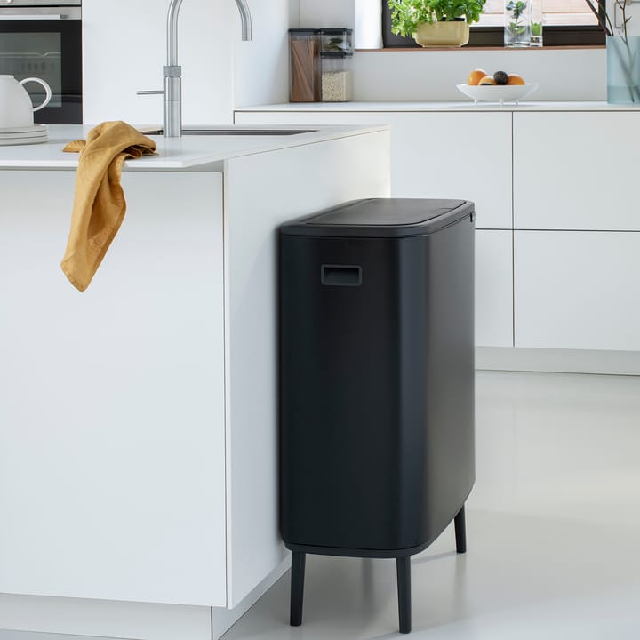 Bo touch bin high 60 L, Matt schwarz Brabantia