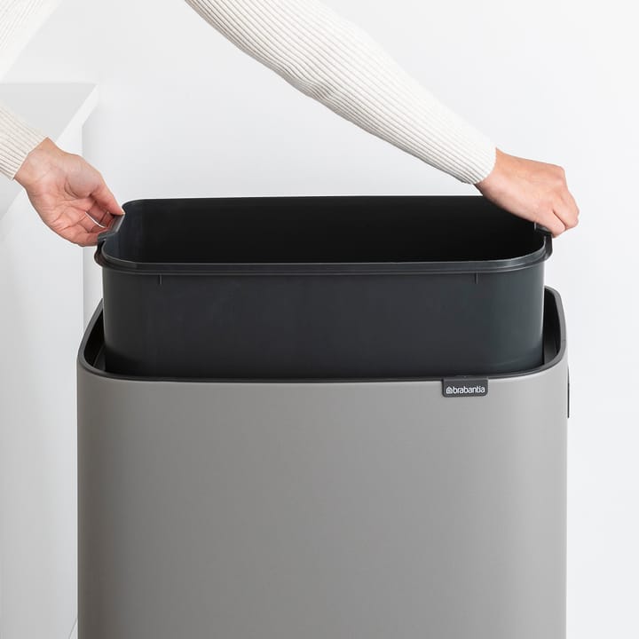 Bo touch bin high 60 L, Mineral concrete grey Brabantia