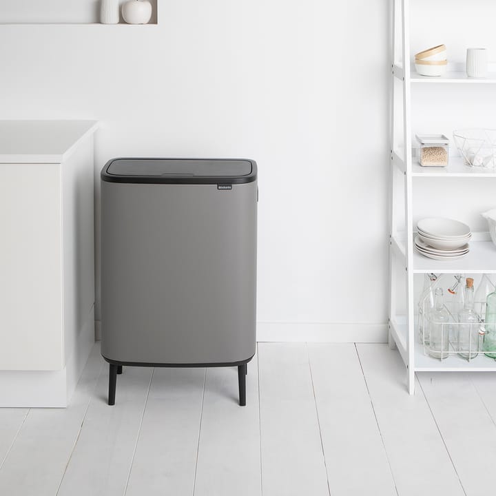 Bo touch bin high 60 L, Mineral concrete grey Brabantia