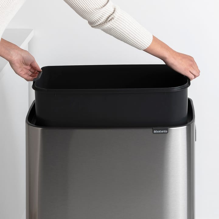 Bo touch bin high 60 L, Stahl mattgebürstet Brabantia