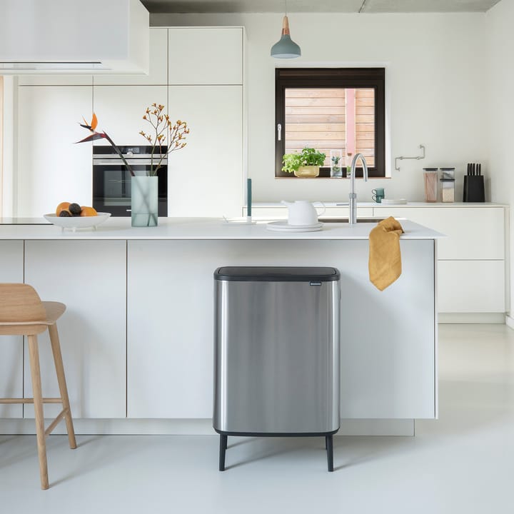 Bo touch bin high 60 L, Stahl mattgebürstet Brabantia