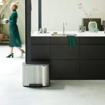 Bo Treteimer 3 x 11 l - Mineral steel FFP - Brabantia