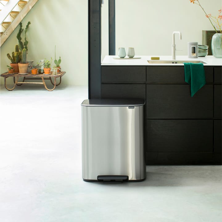 Bo Treteimer 60 L, Stahl matt Brabantia