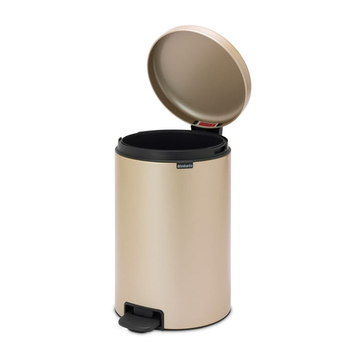 New Icon Treteimer 20 Liter, Metallic Gold Brabantia