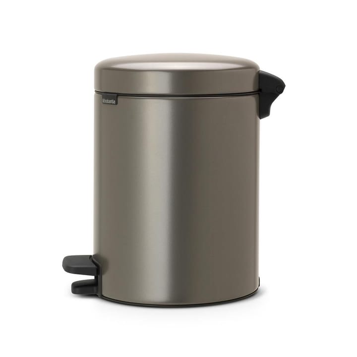 New Icon Treteimer 5 Liter, Platinum (grau) Brabantia