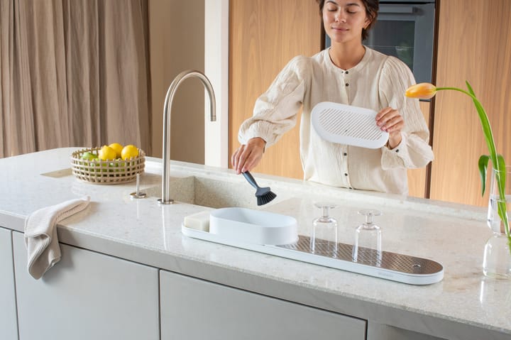 SinkStyle Spülbecken-Organizer Set 2 Teile, Mineral Fresh White Brabantia