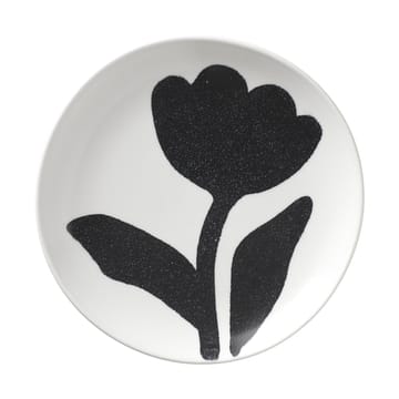 Flora Teller Ø15 cm - Black-off white - Broste Copenhagen