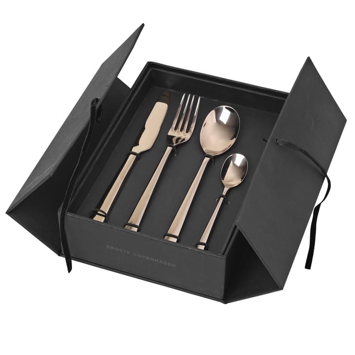 Hune Besteck 16 Teile - Titanium espresso - Broste Copenhagen