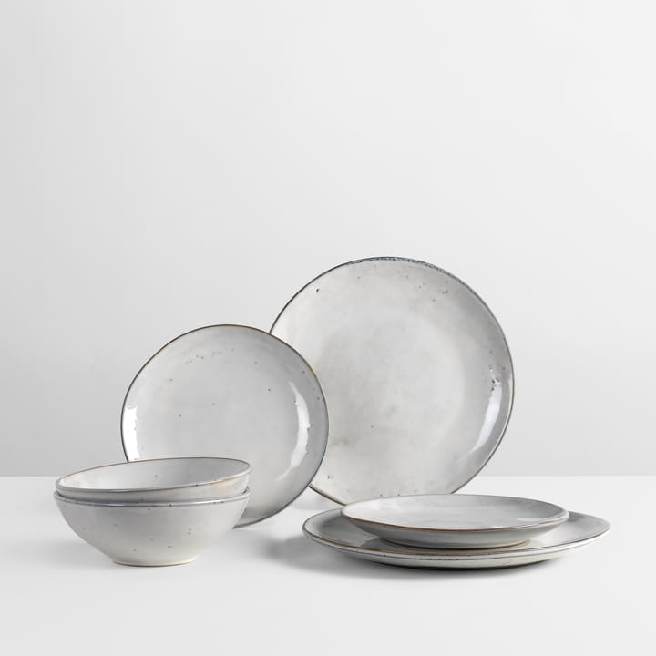 Nordic Sand Dinnerset für Zwei, 6 Teile Broste Copenhagen