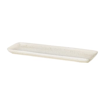 Nordic Vanilla Teller rechteckig 12,5 x 35cm - Cream with grains - Broste Copenhagen