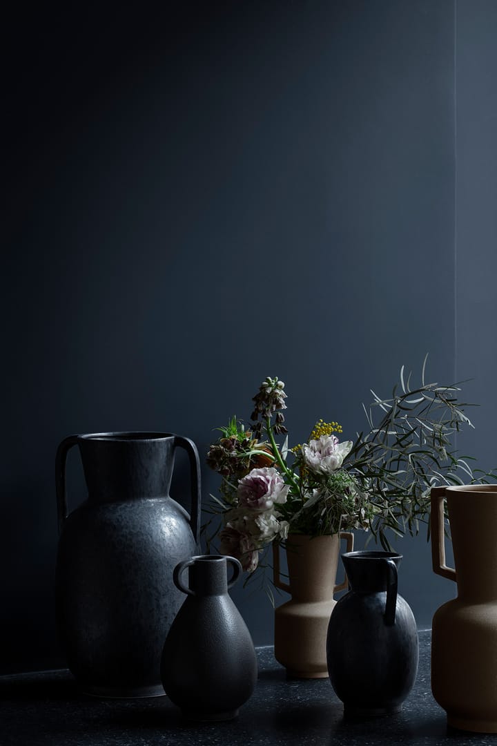 Simi Vase 29cm, Antique grey-black Broste Copenhagen