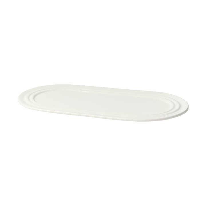 Stevns Teller oval 27,5 cm, Chalk White Broste Copenhagen