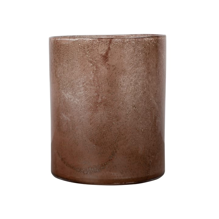 Calore Windlicht-Vase L Ø20cm - Rusty red - Byon