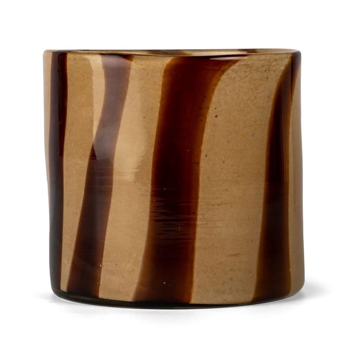 Calore Windlicht-Vase M Ø15cm, Brown-beige Byon