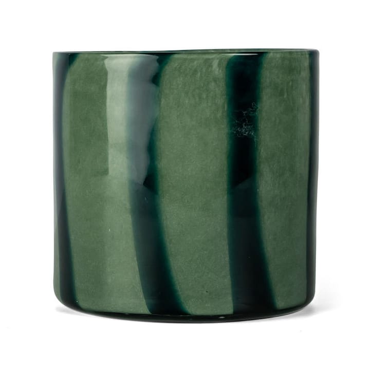 Calore Windlicht-Vase M Ø15cm, Green-dark green Byon