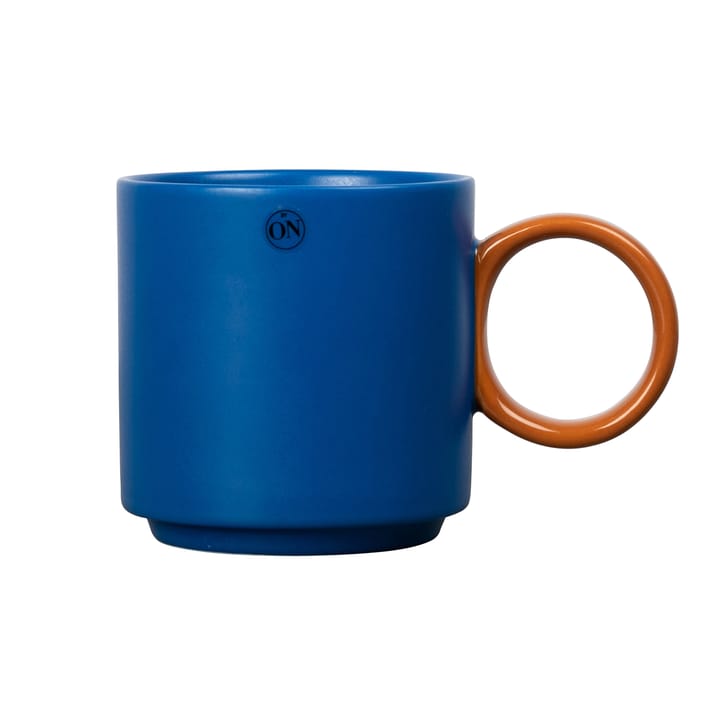 Noor Tasse Ø7,5cm - Blau-braun - Byon