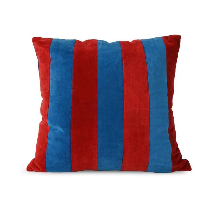 Pathi Kissen M 45 x 45cm - Blau-Rot - Byon