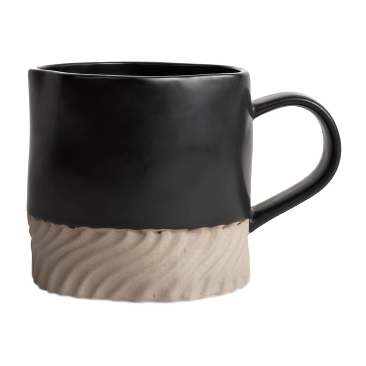 Swirl Tasse 38 cl, Schwarz-Beige Byon