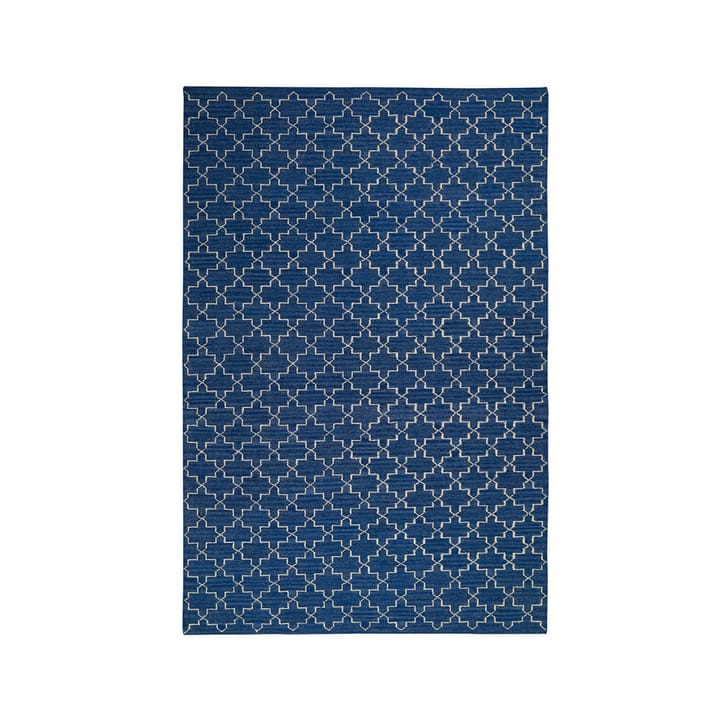 New Geometric Teppich, Indigo melange/off white, 234 x 323cm Chhatwal & Jonsson