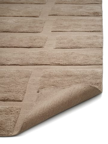 Bricks Wollteppich 200 x 300cm - Beige - Classic Collection