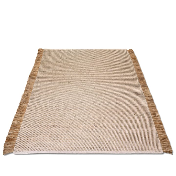 Goa Teppich 170 x 230cm, Weiß-Jute Classic Collection