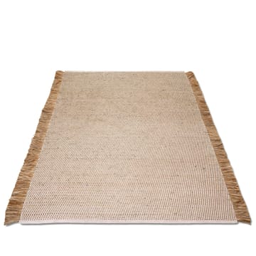 Goa Teppich 250 x 350cm - Weiß-Jute - Classic Collection