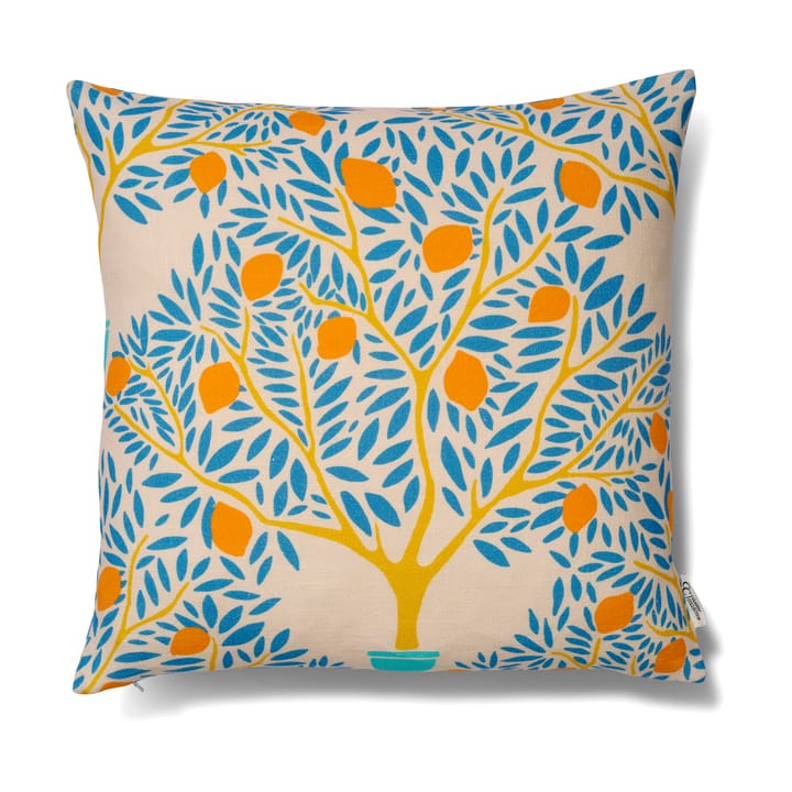 Lemon Garden Kissenbezug 50x50 cm, Blau Classic Collection