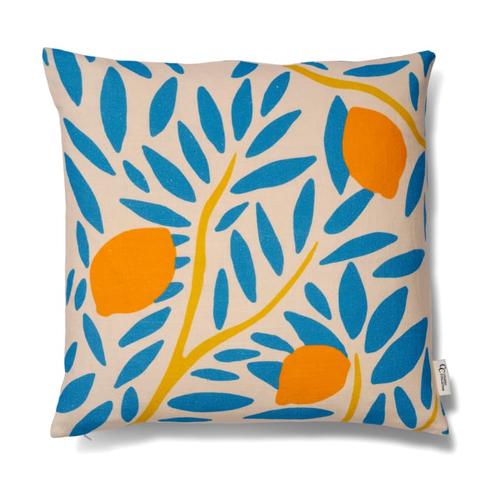 Lemon Garden Kissenbezug 50x50 cm, Blau Classic Collection