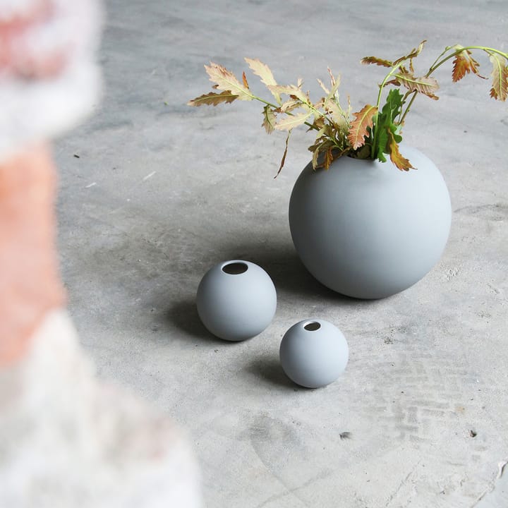 Ball Vase grey, 8cm Cooee Design