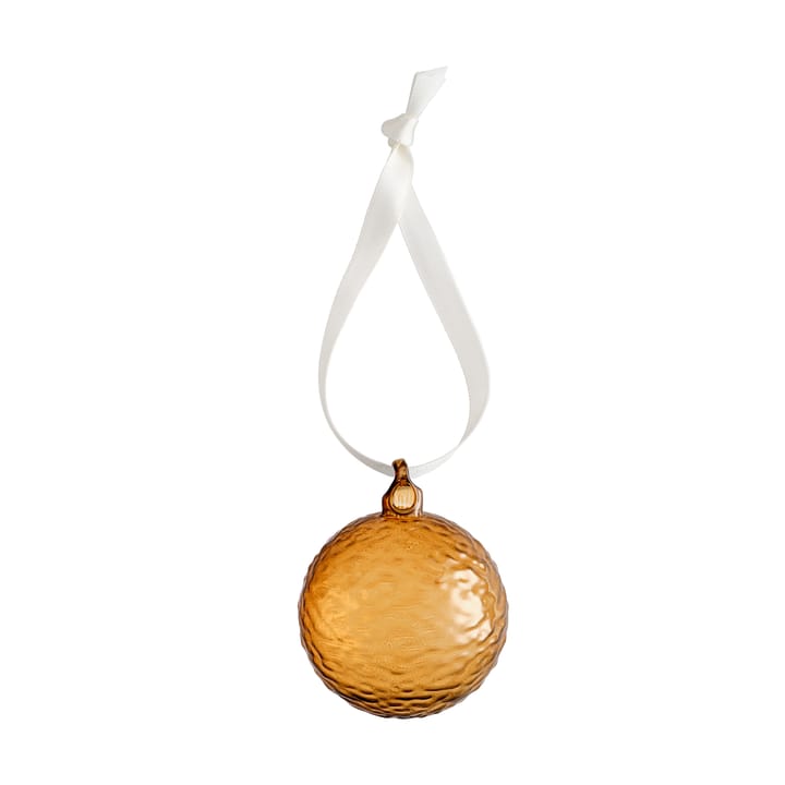 Gry Marble Weihnachtskugel Ø5 cm 4er Pack - Cognac - Cooee Design