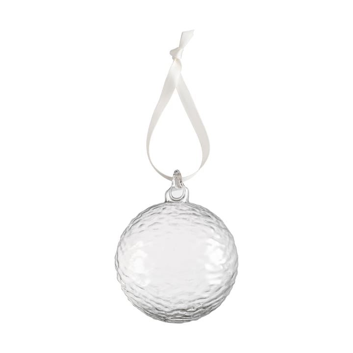 Gry Marble Weihnachtskugel Ø8 cm 4er Pack - Clear - Cooee Design