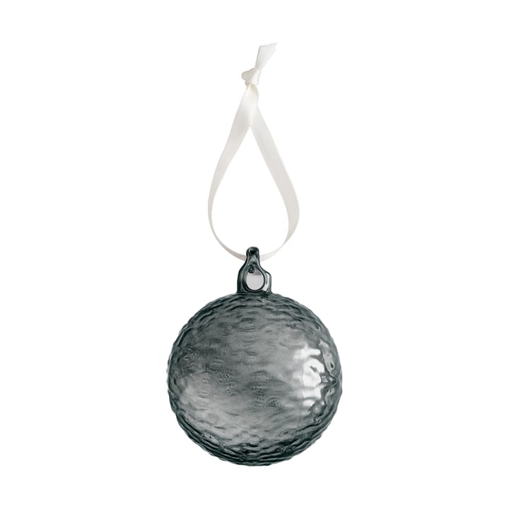 Gry Marble Weihnachtskugel Ø8 cm 4er Pack - Smoke - Cooee Design