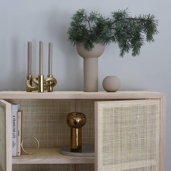 Lykke Three Kerzenhalter, Gold Cooee Design