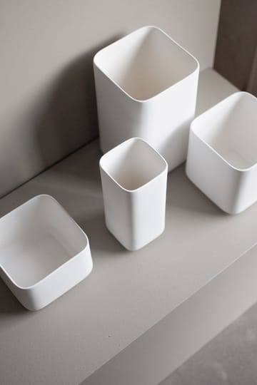 Cube Blumentopf small Ø13cm - Matte white - DBKD